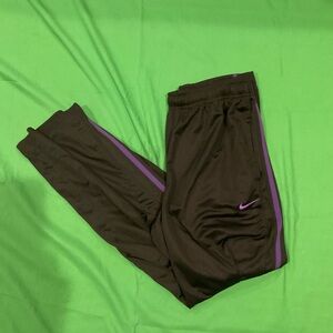 Vintage Nike black and purple track pants